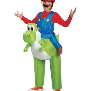 Kids Inflatable Mario and Yoshi costume Halloween
